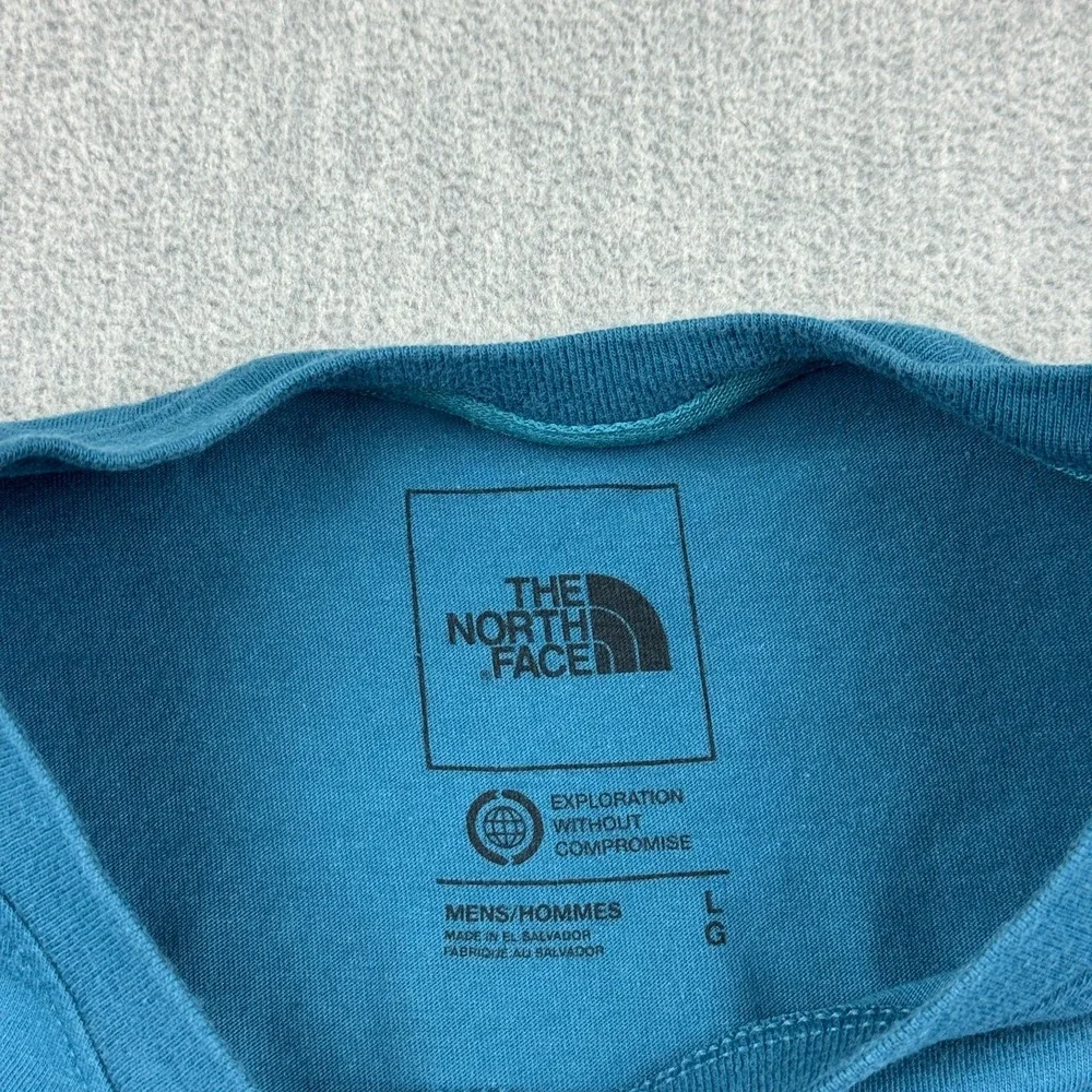 The North Face Tank Mens Large Blue Running Trail‎ Hiking Athletic Workout Gym
